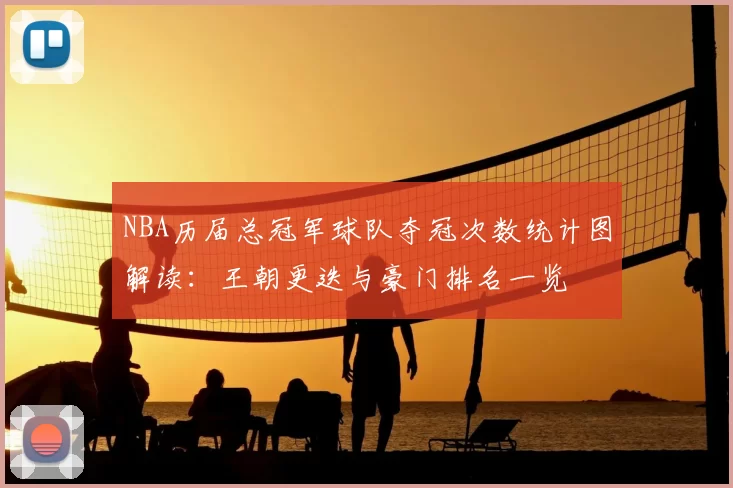 NBA历届总冠军球队夺冠次数统计图解读:王朝更迭与豪门排名一览